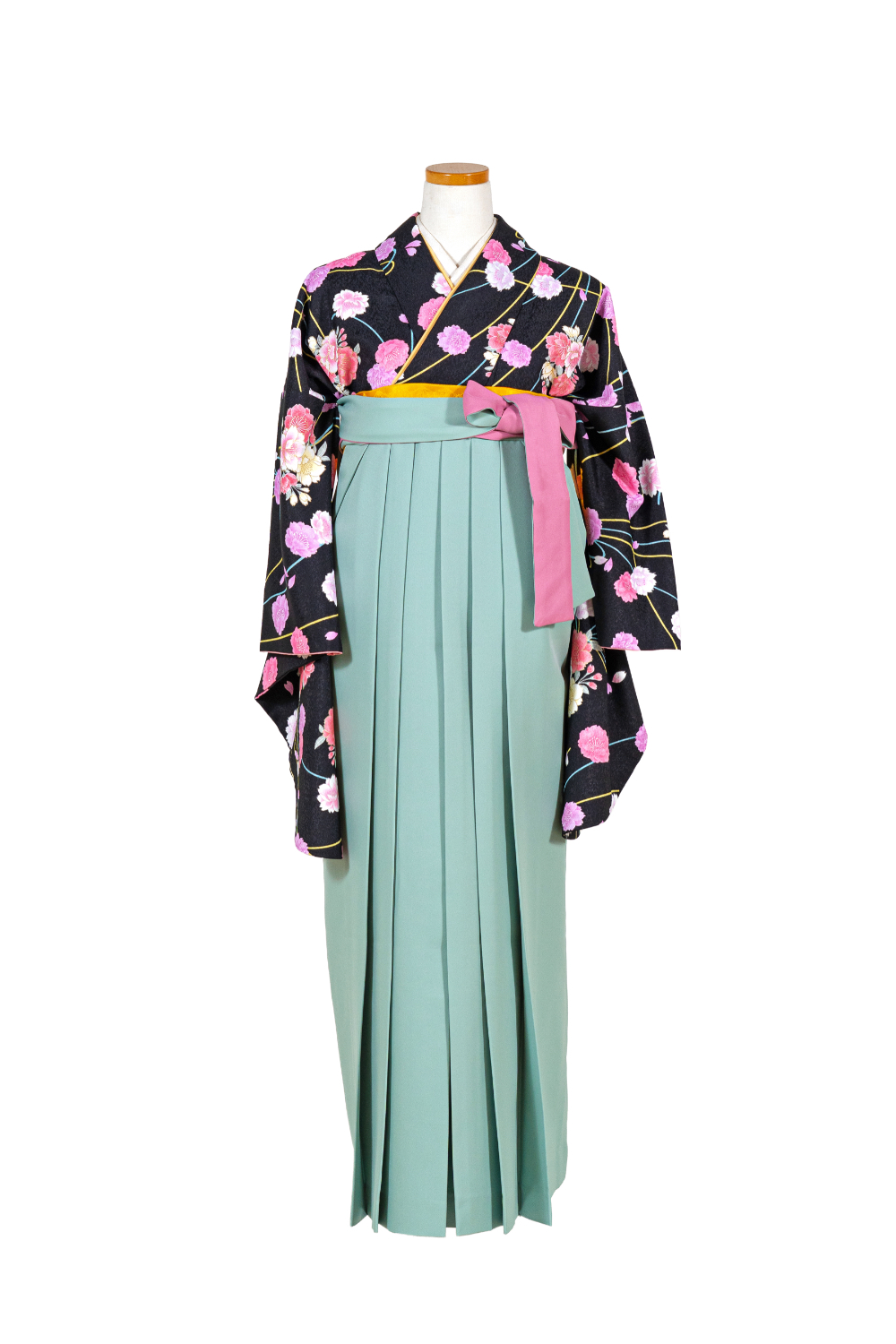 ブラックピンク八重桜_ピンク